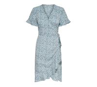 Robe femme Only Olivia wrap - dusk blue 40
