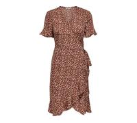 Robe femme Only Olivia wrap - henna - 38 34