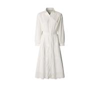 Pepe Jeans Robe-chemise Celeste Femme Blanc manches 3/4 Midi Taille 42