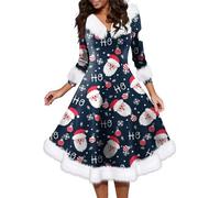 Robe Femme Pere De Et Réveillon Robe Taille Hiver Jupe Longue Mere Rouge Verte Reveillon an L'An Noel Blanche Sexy Femme Noël Dress Grande Soiree Tenue Elegant Pull Robes Dorée