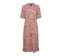 Robe femme Pieces Kasey - pink lady coral aop - XS M