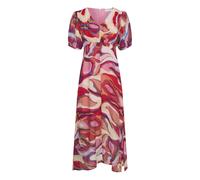 PULZ Jeans Robe 'JADA' beige / bleu clair / rose / rouge, Taille 36