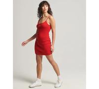 Superdry Code Essential Strappy Sleeveless Dress Rouge M Femme