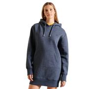 Superdry Vintage Logo Embroidered Long Sleeve Dress Bleu XS Femme