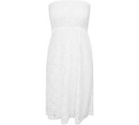 Urban Classics Robe en dentelle courte blanche XS (94% nylon, 6% élasthanne)