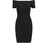Robe femme - URBAN CLASSICS - Urban Classic Rib - Noir - Moulante - Manches courtes L