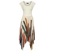 Robe femmes Desigual BRUSHES LACROIX Beige EU M