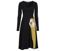 Desigual Robe femme Lirio manches longues coton Noir EU S