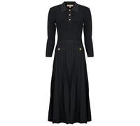 Michael Kors - Robe pull polo en maille stretch - Femme - Robes - Noir - Taille: 40 FR