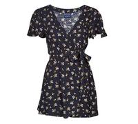 Robe femmes Superdry VINTAGE MINI WRAP DRESS Marine FR 38