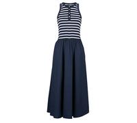 Robe femmes Tommy Hilfiger GOLD BUTTON POPLIN MIX DRESS Marine EU L