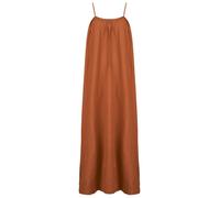 Robe femmes Vila VIPRISILLA SINGLET LONG DRESS Marron FR 38