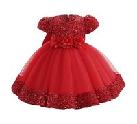 Robe Fete Fille - Robe élégante pour Fille Petite Taille garçonnière sans Manches et Design raffiné pour Occasions spéciales