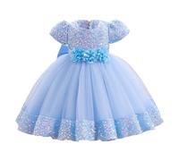 Robe Fete Fille - Robe élégante pour Fille Petite Taille garçonnière sans Manches et Design raffiné pour Occasions spéciales