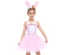 Robe Fille 8 Ans,Robe Fille 10 Ans,Robe d'ange pour fille, idéale pour les spectacles de danse et les événements festifs pour enfants. Élégante robe de soirée blanche au design délicat. (8-9 Years)