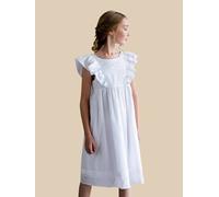 Robe Fille Alma - Cortège Arabesque Blanc Casse 3A