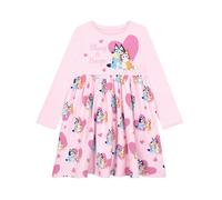 Robe Fille Bleue | Robe pour Fille | Tenue à Manches Longues | Bleu 5-6 Ans
