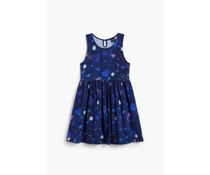 Robe fille Desigual Flowers Bleu 3/4 ans