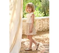VERTBAUDET Robe Fille Effet 2 en 1 écru 14A