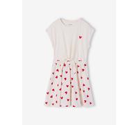 Robe fille effet 2 en 1 vanille 12A