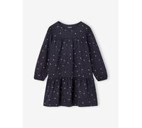 Robe fille imprimée étoiles brillantes anthracite 8A
