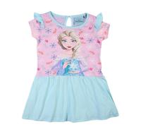 Robe Fille La Reine Des Neiges Elsa Bleu Ciel
