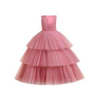 Robe Fille Mariage Ceremonie Enfant Robes Bapteme de Communion d'anniversaire du Soir Communion Anniversaire Robe de Fête Ceremonie Mariage Longue Robes Filles Chic et Elegant Dress 7-14 ans