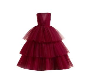 Robe Fille Mariage Ceremonie Enfant Robes Bapteme de Communion d'anniversaire du Soir Communion Anniversaire Robe de Fête Ceremonie Mariage Longue Robes Filles Chic et Elegant Dress 7-14 ans