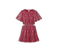 Pepe Jeans Iliana Short Sleeve Short Dress Rouge 12 Years Fille