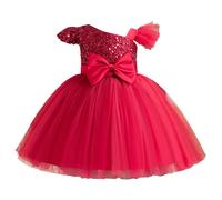 Robe Fille Robe Cérémonie en Tulle Élégant Imprimé Papillon Encolure Carrée Elastique Été Robe T-Shirt Summer Sundress Clothes Printemps Automne 3-7 Ans