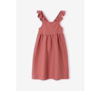 Robe fille sans manches vieux rose 10A