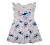 Robe fille Stitch Disney grise - coton - Taille 2 au 8 ans - - Gris 2 ans
