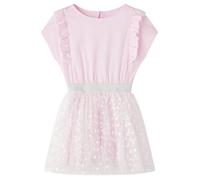 Robe fille - vidaXL - Imprimée champignons - Manches longues - Cordon de serrage - Taille 116 9-10 ans