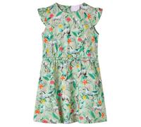 Robe fille - vidaXL - Modèle sans manches - Couleur rose vif - Imprimé glaces et cerises - Taille 116 5-6 ans