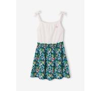 Robe filles fines bretelles marine 12A