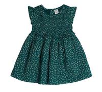 Robe fleurie à manches courtes 453599 pour bébé fille-Vert 18-24 mois
