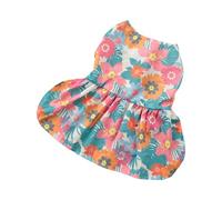 Robe florale pour animal de compagnie, jupe pour chien, robe de princesse, t-shirt élégant, influenceur de plage, même accessoires, t-shirt de plage pour chien