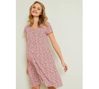 Robe fluide évolutive grossesse et d'allaitement terracotta 46/48