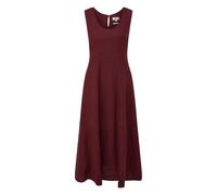 Robe fluide midi en lin mélangé avec poches latérales femme s.Oliver Rouge 34