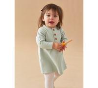 Robe gaufrée, sauge 1M