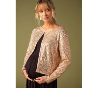 Robe grossesse évolutive 2 en 1 avec son top en sequins devant/dos noir 42/44