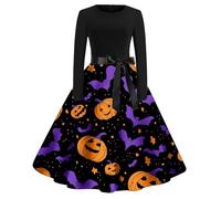 Robe Halloween Femme Deguisement Adulte corset gothique sans manches Renaissance Viking Medievale Vintage Couleur Uni Cosplay A-Line pour Toussaint Carnaval
