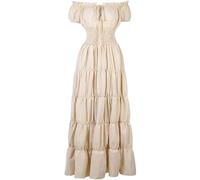 Robe Halloween Femme Grande Taille Deguisement Pirate Halloweenfemme Ado Déguisement Ado Sorcière Soiree Adulte Haloween Longue Deguisement Femme Halloween Sexy Beige L