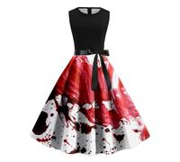 Robe Halloween Femme Maxi Medievale pour Toussaint Déguisement Adulte Renaissance Classique carnaval, fête, cosplay,