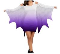 Robe Halloween Femme Squelette Imprimé Costume Renaissance Robes médiévale à Capuche Gothique Cosplay pour Carnaval Womens Summer Boho Sexy Backless Long Dresses Costume Médiéval (Violet Clair, M)