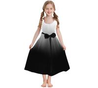Robe Halloween Fille Sans Manches Décontracté Fête Évasé Robe Halloween Drôle Squelette Robe Pour Filles Carnaval Cosplay Mode Tunique Bébé Costume