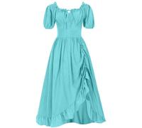 Robe Halloween Pour Femme Citrouille Couple Hallowen Taille Corset Robe Mariée Halloween Moyen Age Sorciere Vetement Déguisement Raiponce Adulte Malefique Soirée Costume Ange M