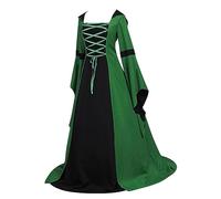 Robe Halloween Pour Femme Grande Taille Sorcière Costume Adulte Ado Robe Halloween Tenue Citrouille Sorcier Couple Hallowen Duo Gothique Corset Déguisement Diablesse Femme S
