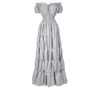 Robe Halloween pour Femme Robe Femme Chic Et Elegant Grande Taille Paillette Coton Boheme Moulante Vintage Mi Invitée Chic Cocktail Ceremonie Ropa 2#Grigio Chiaro XXL