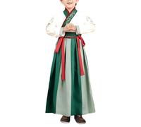 Robe Hanfu Chinoise Pour Enfants Hanfu Costume Traditionnel Chinois Deguisement Chinoise Costume Avec Jupe Midi Kimono Japonais Enfantss Traditionnel Pour Costume De Danse De Chœur Manches Longues